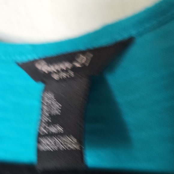 Forever 21 Girls Turquoise Sleeveless Racerback Dress with Ruffle Hem Large - Picture 6 of 9